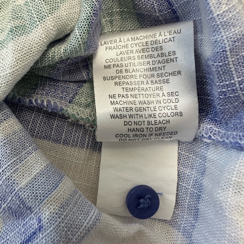 Calypso St. Barth Resort linen-blend shirt size Large - Picture 6 of 6